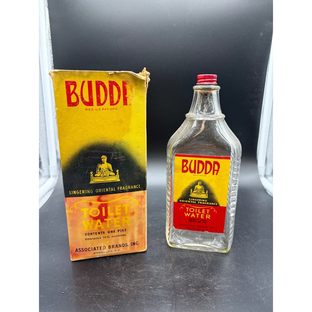 Vintage Buddy Toilet Water Barber Bottle